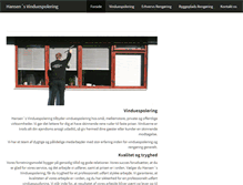 Tablet Screenshot of hansensvinduespolering.dk